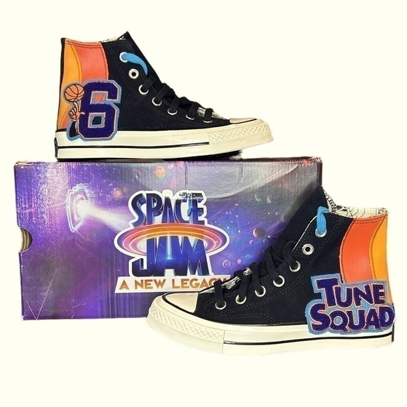 Converse X Space Jam Sneakers 70 Tune Squad NWT! Size-3.5(M) 5.5(W) - Picture 2 of 7
